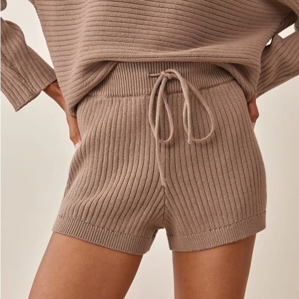 Reformation Tan Ribbed Sweater - Picture 4 of 8